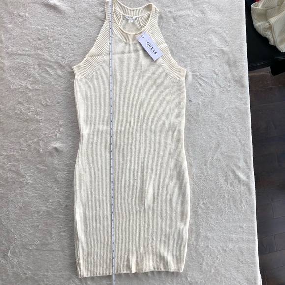 Guess Carlie Tank Sweater Dress Off-white Medium - Picture 2 of 8